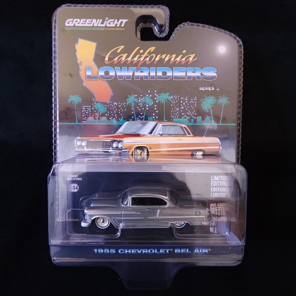 Greenlight California Lowriders Series 5 1955 Chevy Bel Air Diecast RAW CHASE